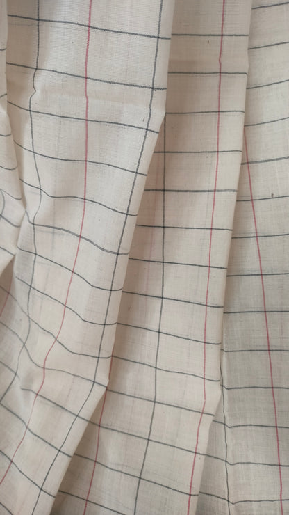 Chandrakosh - White Bengal Handloom Cotton Saree