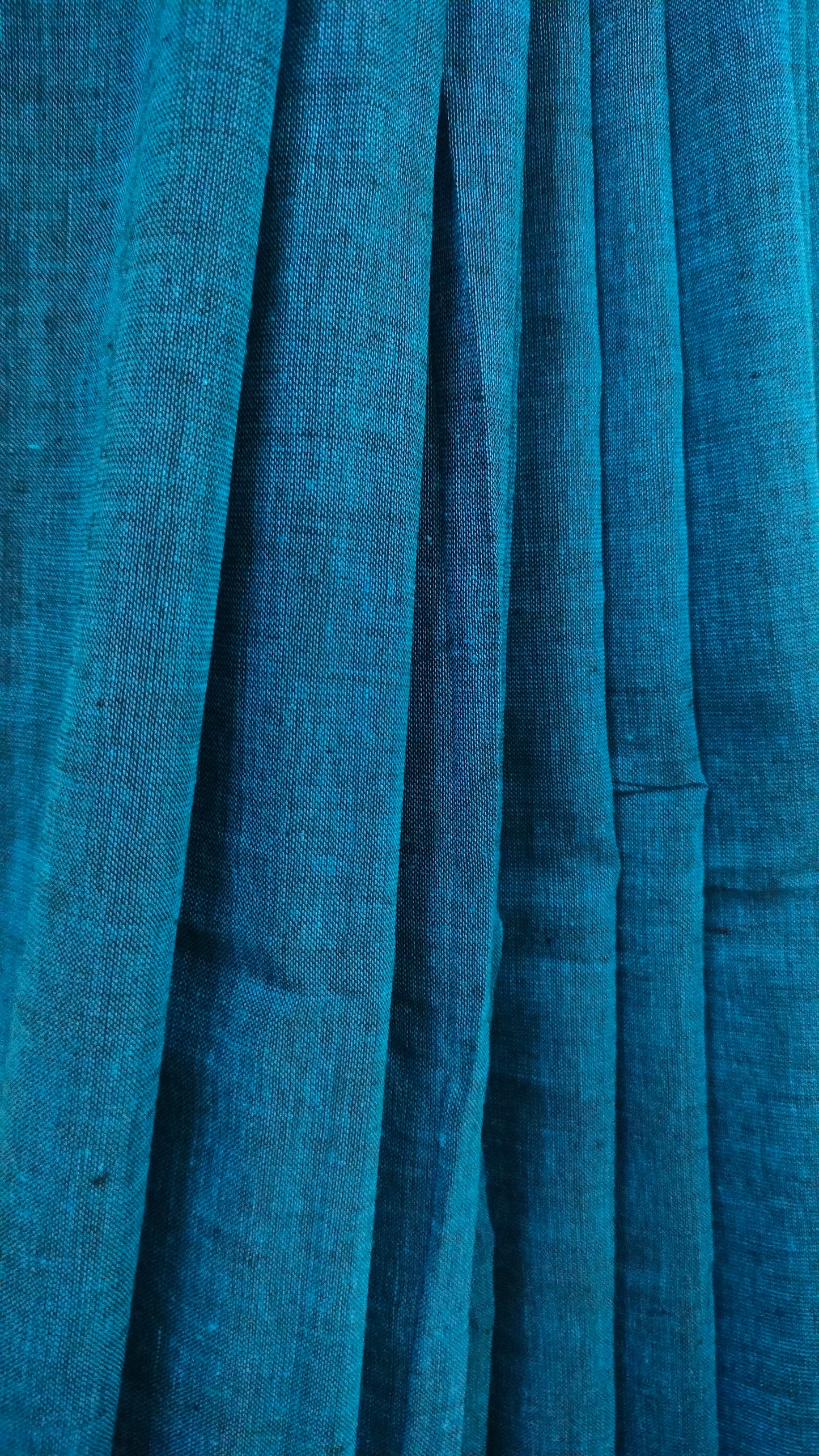 Neelanjana - Blue Dhonekhali Handloom Cotton Saree with Ikat-style Border